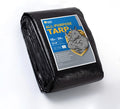 GUARD SHIELD Tarps Heavy Duty Waterproof 18x24 ft Black Tarp - Thick