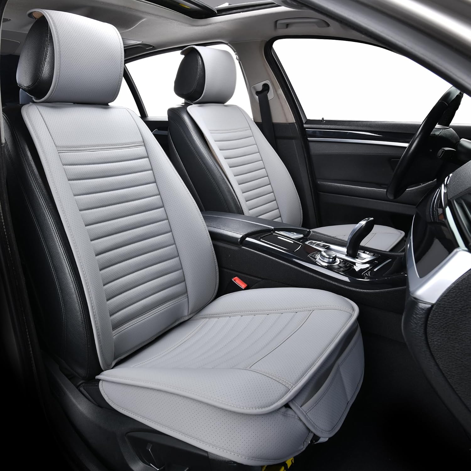 Luxury Car Seat Covers - 2pc Universal Anti-Slip Protectors