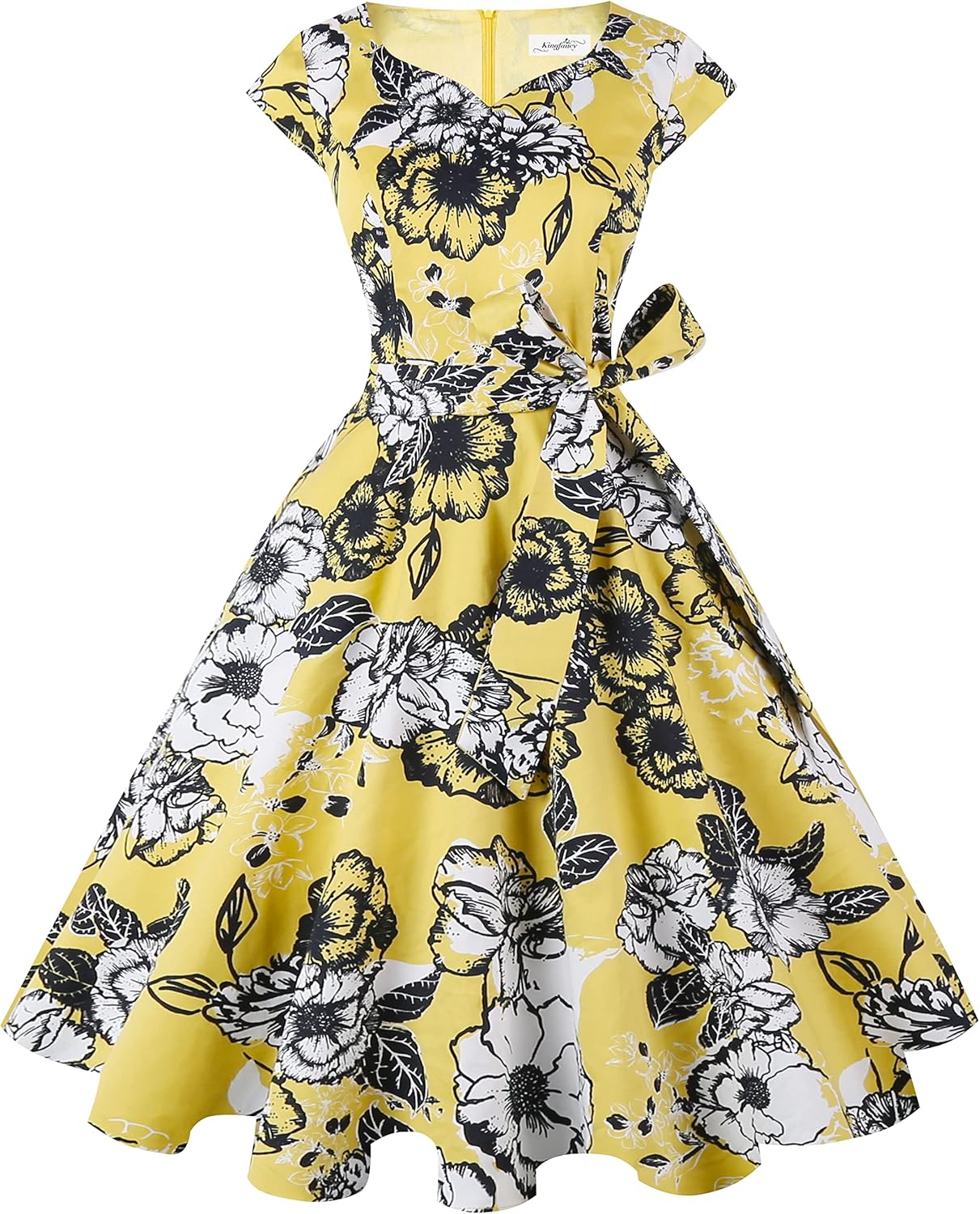 Vintage 1950s Dress for Women - Retro Cocktail Party Swing Style