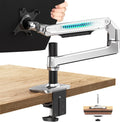 Single Monitor Arm Desk Mount for up to 40in Screens - Space Saving