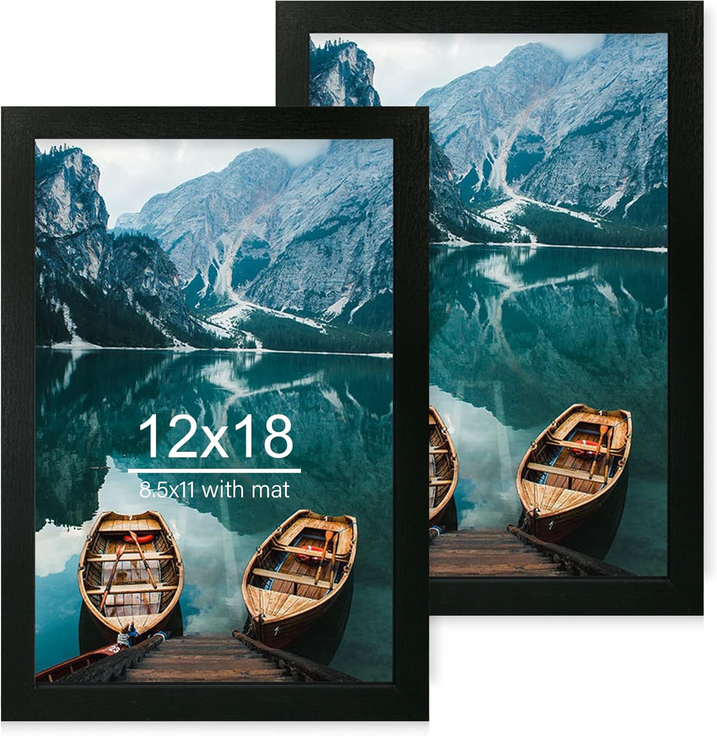 12x18 Frame Set of 2 for Rustic Home Decor and Gifts