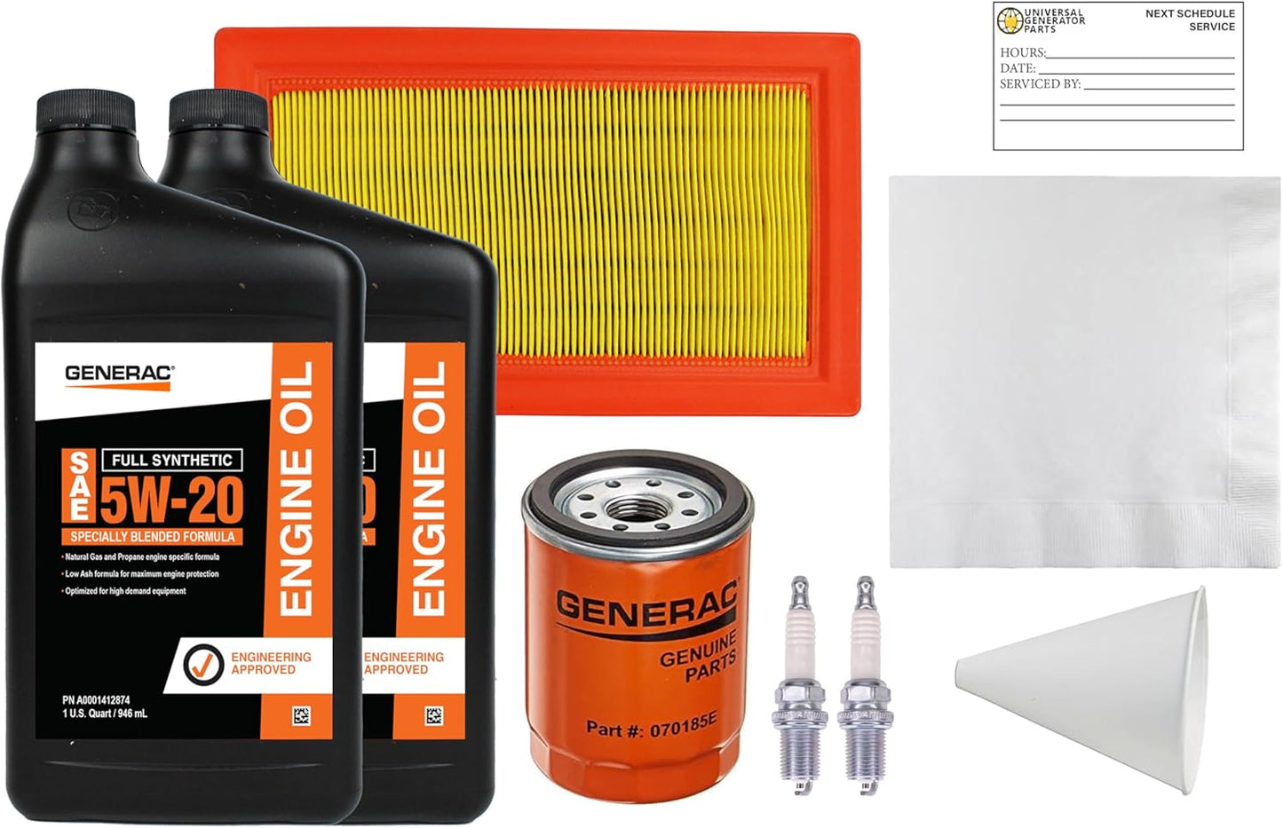 Generac 5w-20 Maintenance Kit for 20kw and 22kw Models