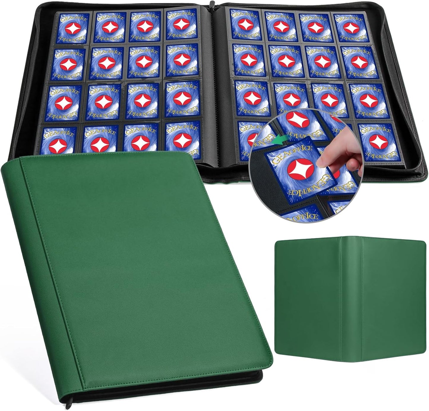 GEAoffice Premium Trading Card Binder for MTG, TCG & Sports