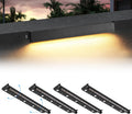 5W 12 in LED Hardscape Paver Lighting 4-Pack - Soft White Outdoor Step
