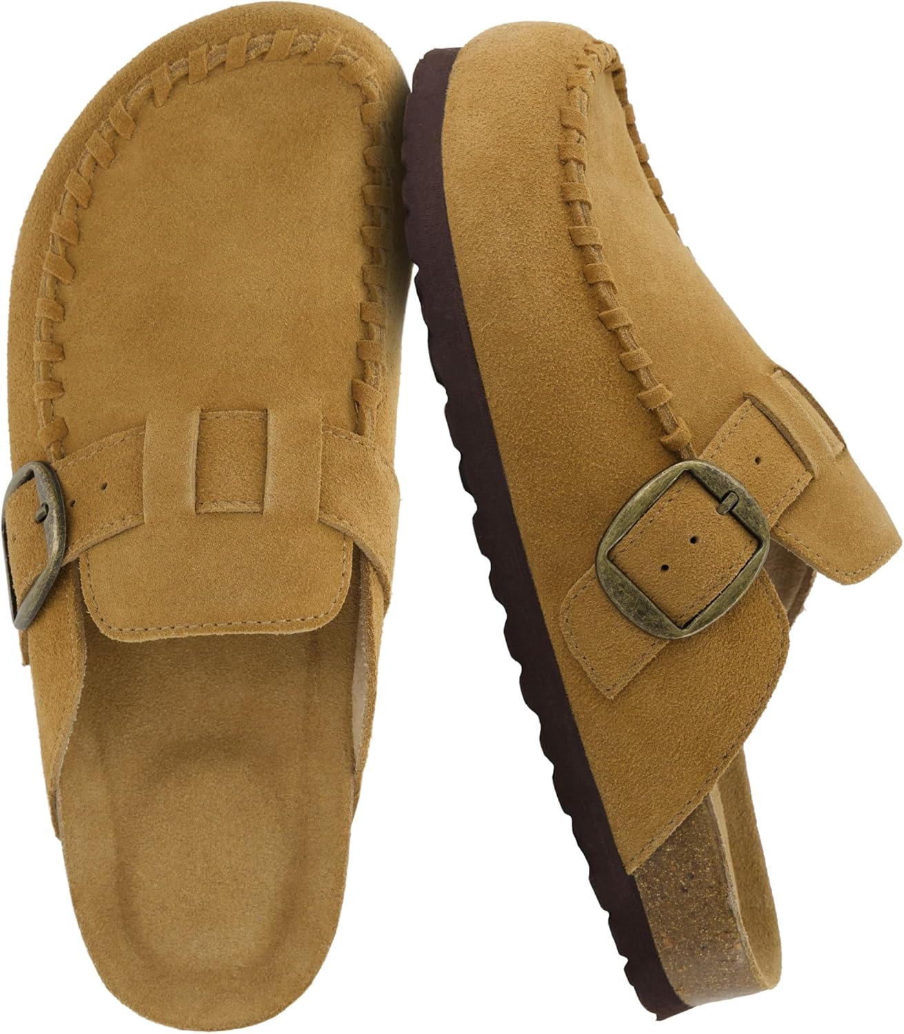 CUSHIONAIRE Canoe Genuine Suede Clogs for Women Footwear