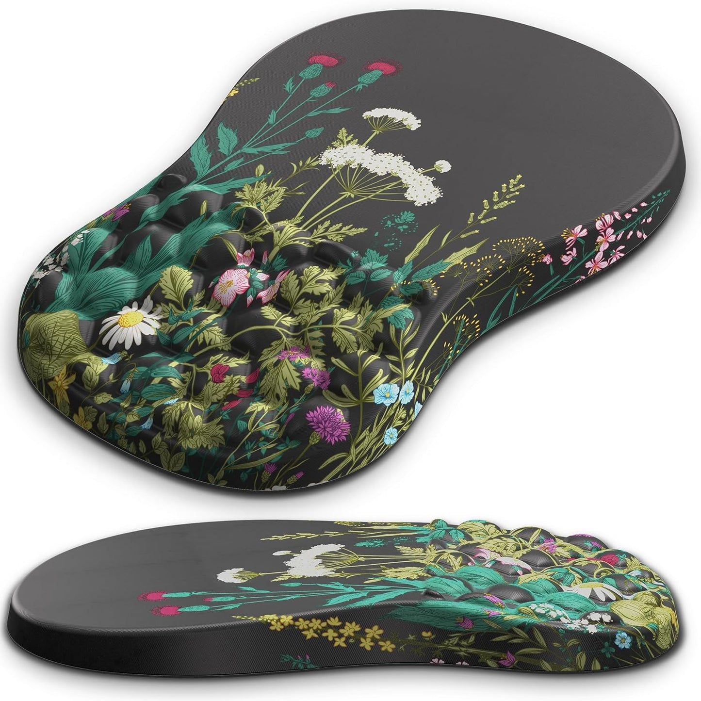 Memory Foam Wrist Rest Mouse Pad - Pain Relief & Comfort - G JGOO