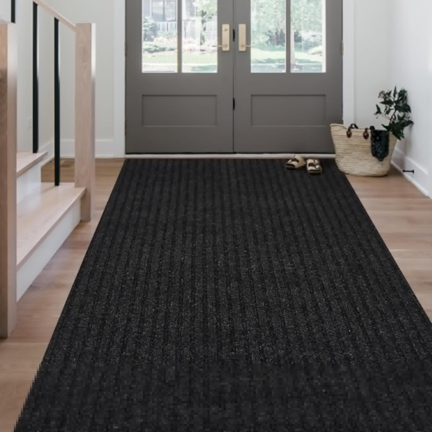 Outdoor Indoor 2ft x 25ft Runner Rug with Non-Slip Backing