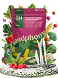 50 Gourmet Garden Vegetable Seeds Variety Pack - 34,455+ Heirloom