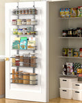 Moforoco 6-Tier Over The Door Pantry Organizer for Home Use