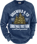 Arvilhill Mens Fleece-Lined Christmas Sweatshirt - Cozy Retro Pullover