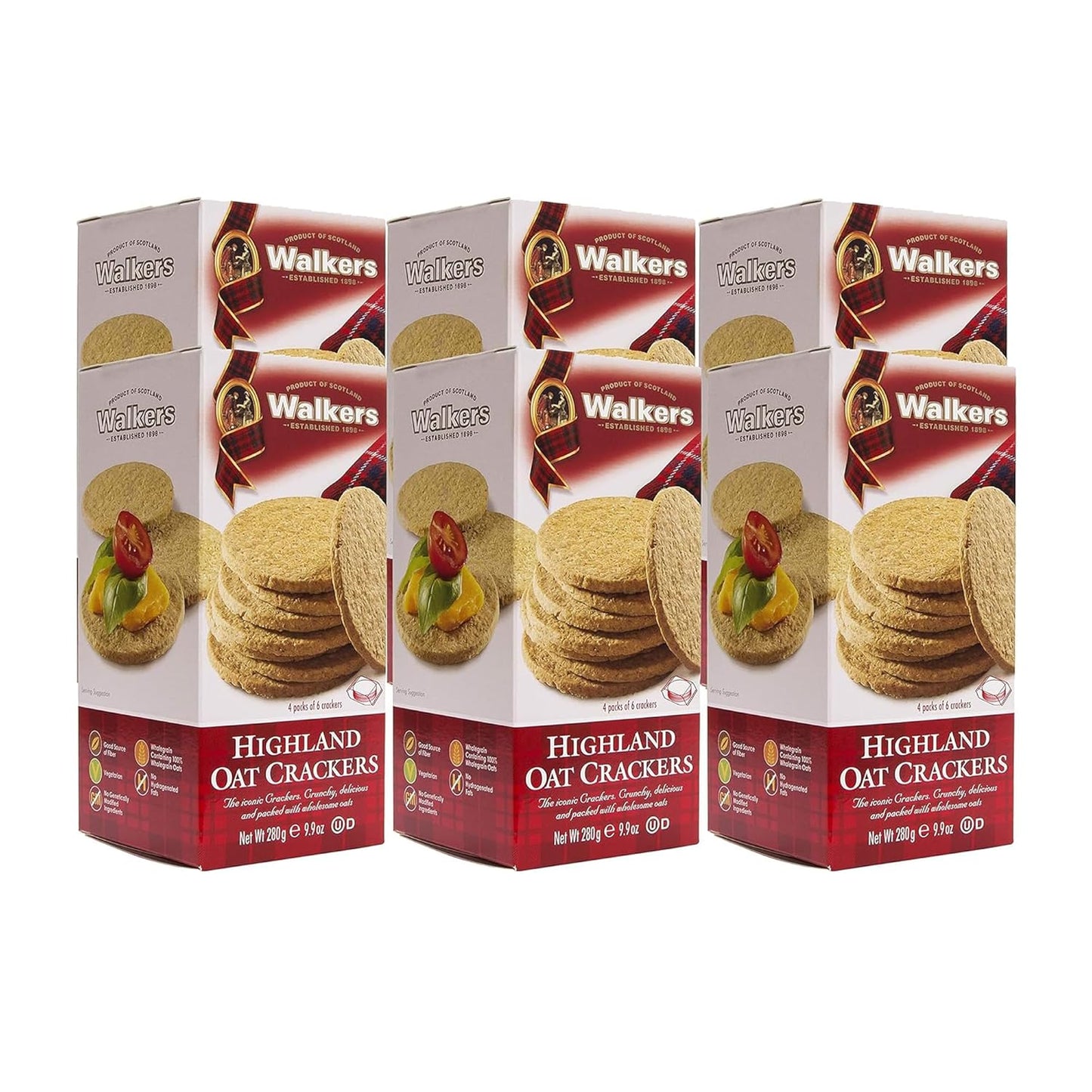 Walker's Highland Oat Crackers - Traditional Scottish Snack