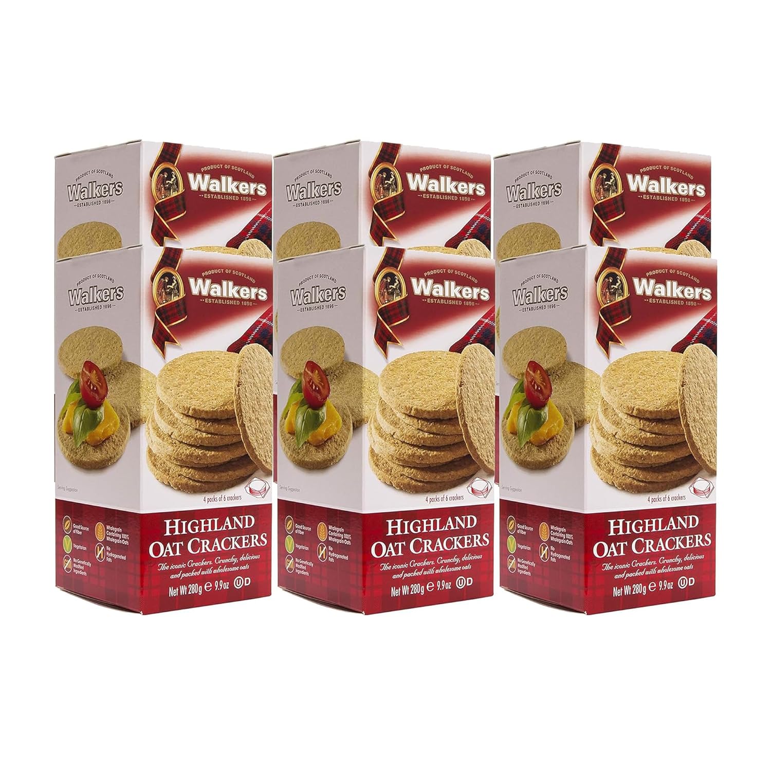 Walker's Highland Oat Crackers - Traditional Scottish Snack
