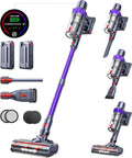 Cordless Vacuum Cleaner with 110 Min Runtime - Long Battery Life