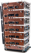 C4Labs Zebra Bramble Fan Cluster Case for Raspberry Pi - Classic Wood