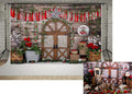 Spring Farmer's Market Strawberry Photography Backdrop 7x5ft - Clear