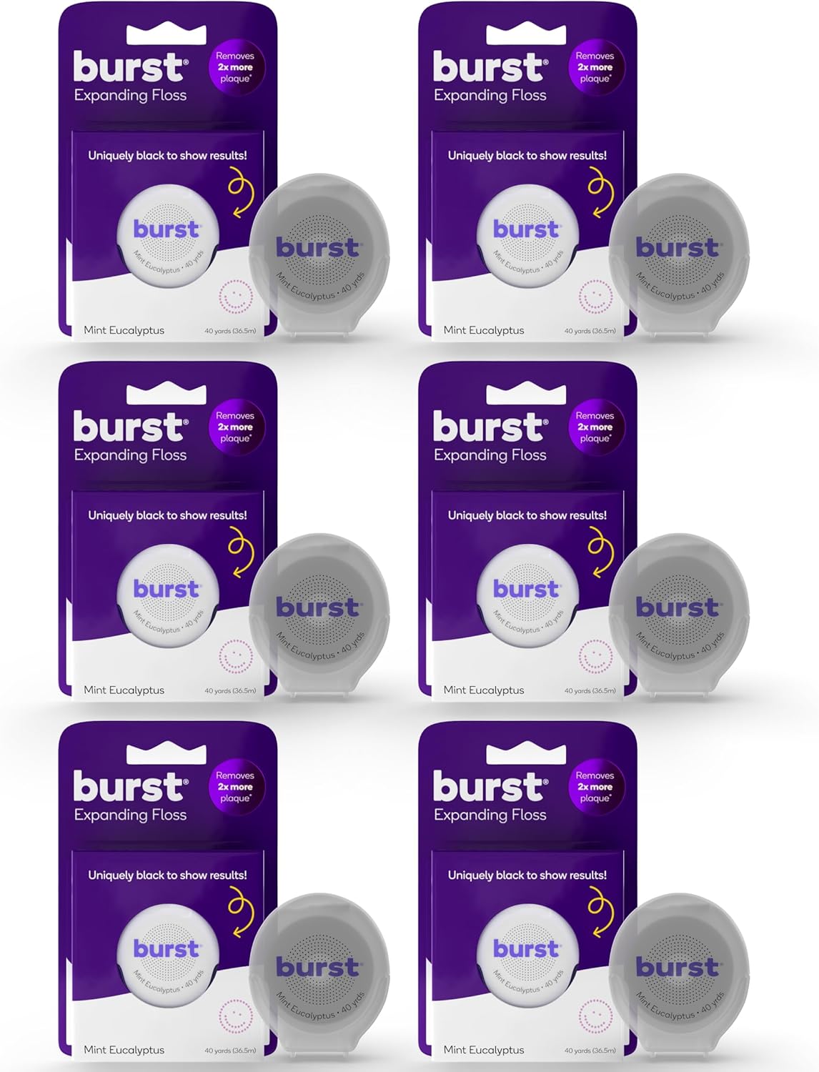 BURST Expanding Dental Floss for Effective Plaque Removal