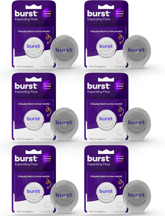 BURST Expanding Dental Floss for Effective Plaque Removal