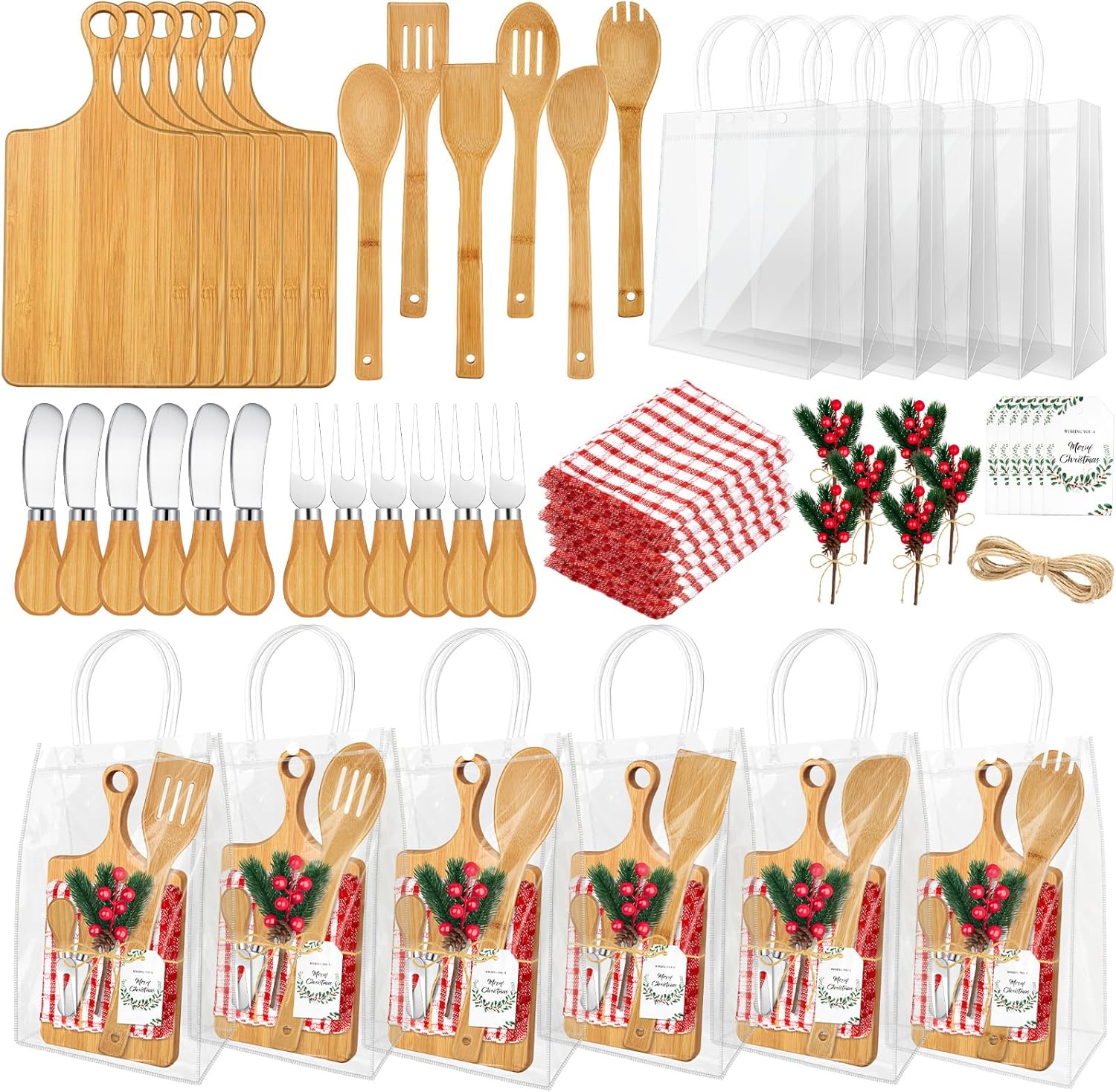 6 Set Christmas Kitchen Utensils Gift Set for Holiday Cheer