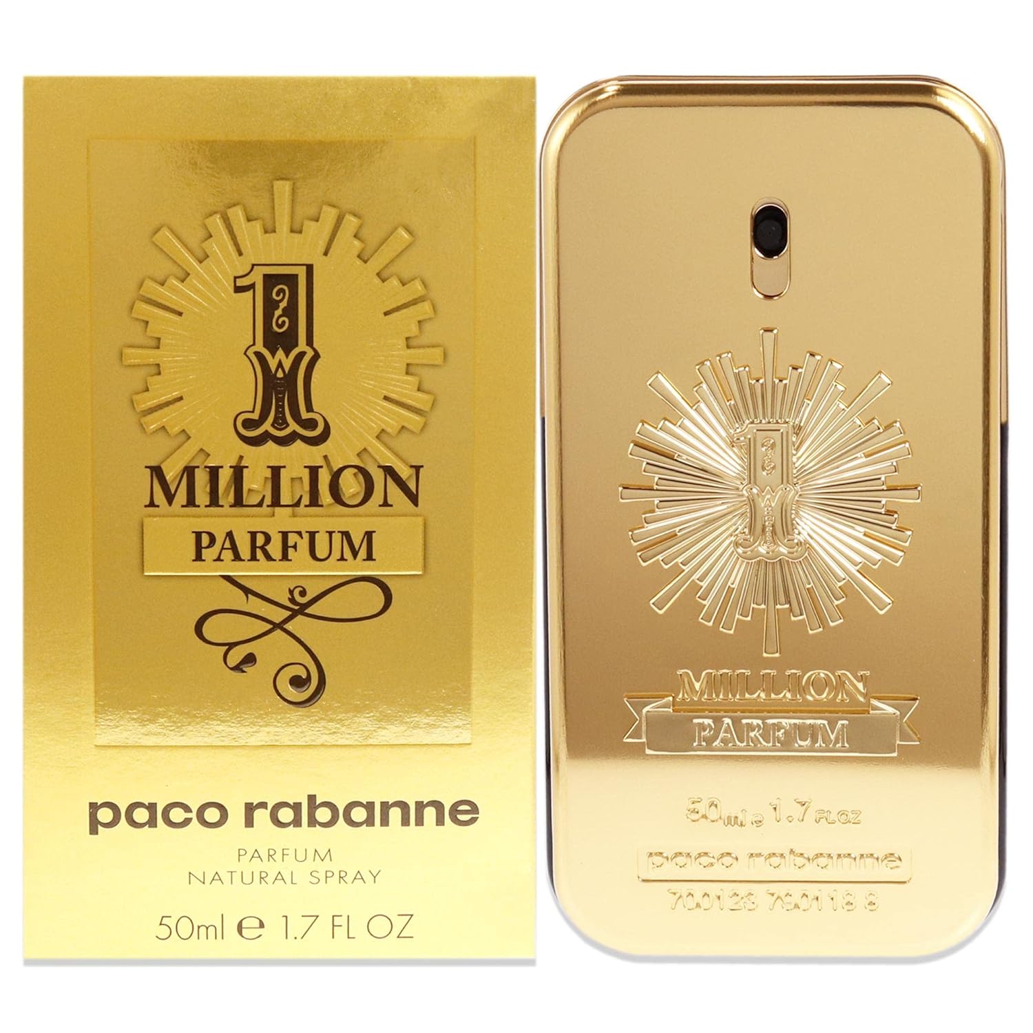 Paco Rabanne 1 Million Parfum Men Parfum Spray for All-Day Freshness