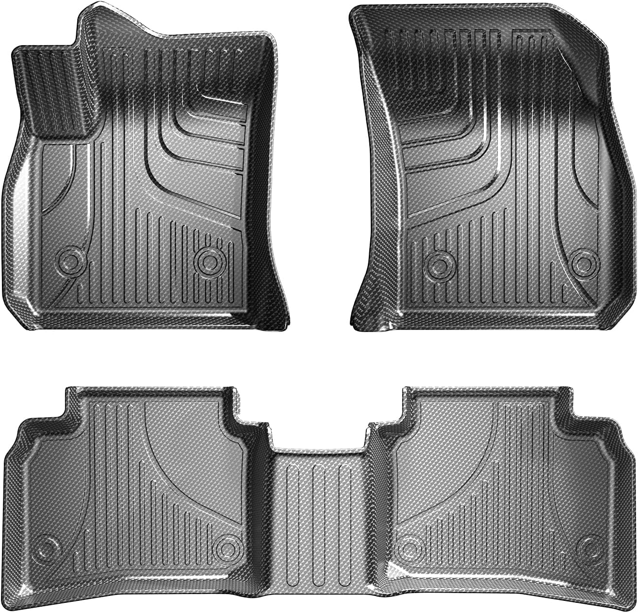 Carbon Fiber Pattern Floor Mats for Cadillac XT4 2019-2025