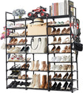 Mavivegue 9-Tier Metal Shoe Rack - Organize 50-55 Pairs
