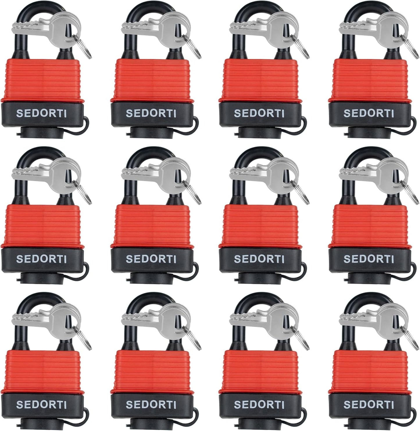 Colored Waterproof Padlocks for Heavy Duty Security Needs