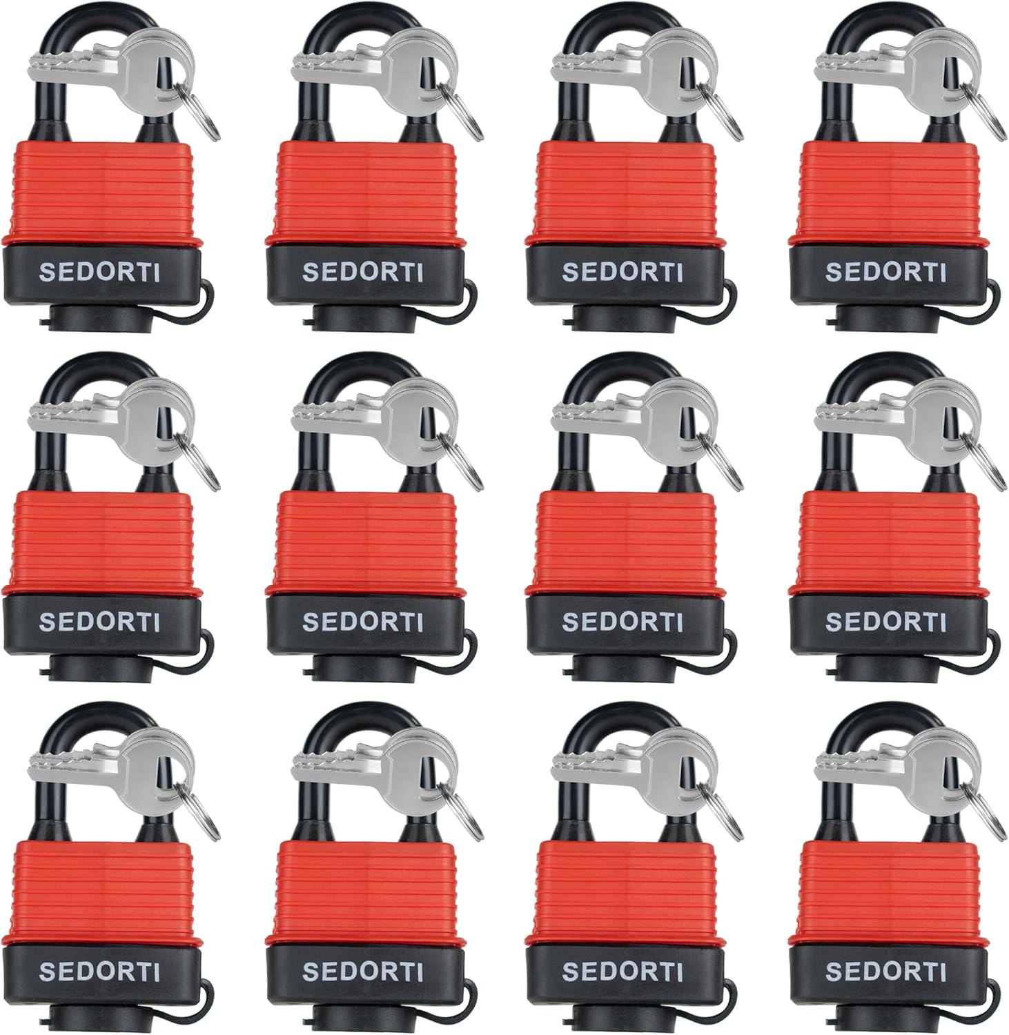 Colored Waterproof Padlocks for Heavy Duty Security Needs