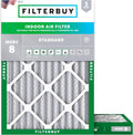 Filterbuy 24x30x2 Air Filter MERV 8 for Dust & Allergy Defense