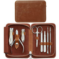 FAMILIFE Manicure Set with 8 Stainless Steel Grooming Tools