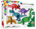 MAGNA-TILES Dinos 5-Piece Magnetic Construction Set - Colorful Figure