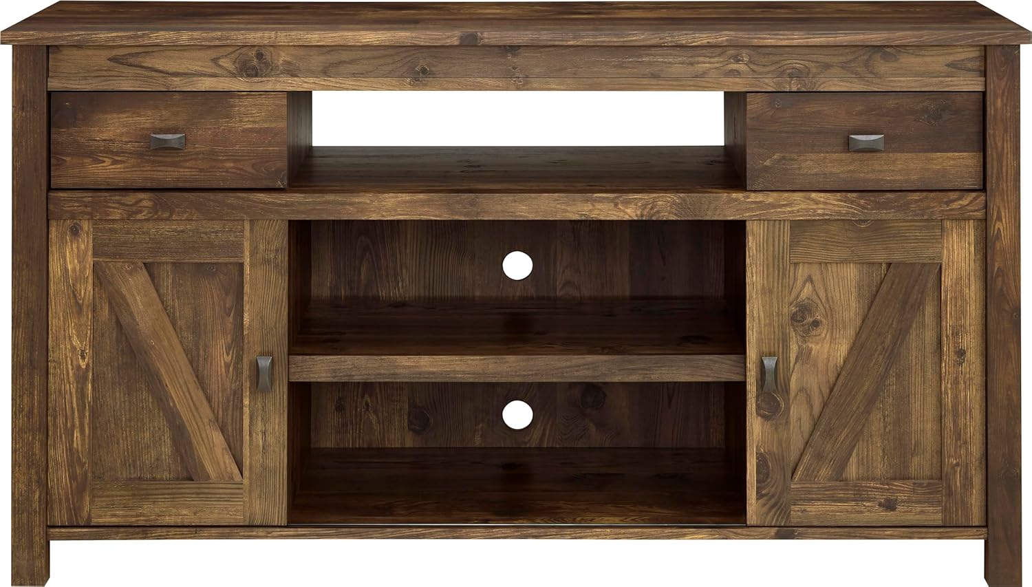 Rustic TV Stand fits TVs up to 60 Wide by Ameriwood Home