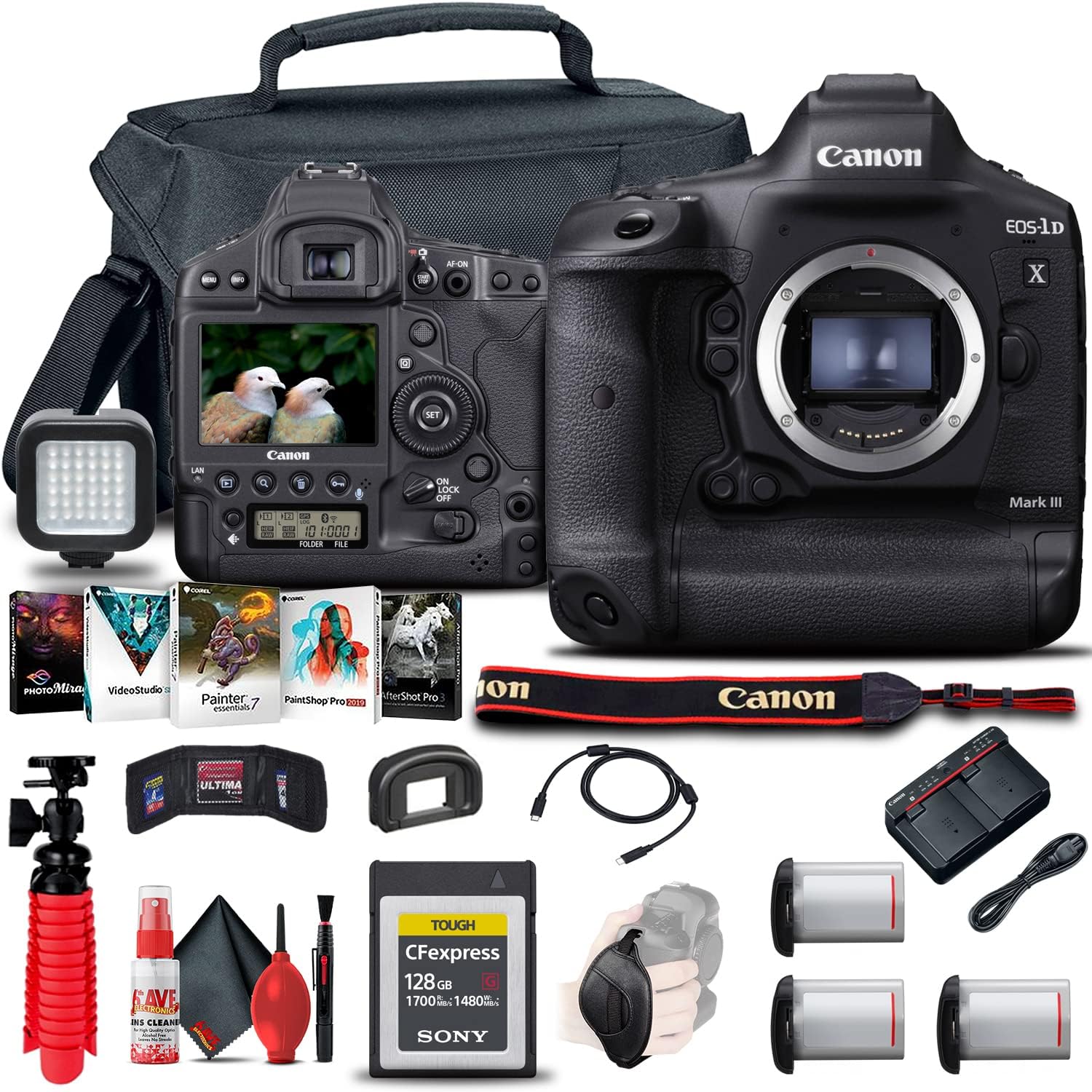 Canon EOS-1D X Mark III Bundle: Renewed Power Pack