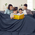 100% Cotton Waffle Blanket Oversized King 120in x 120in - Lightweight