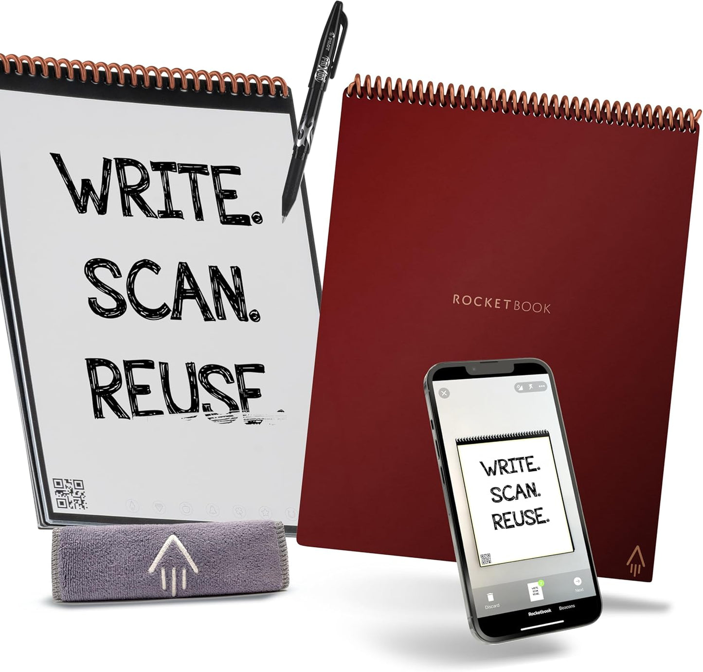 Rocketbook Smart Reusable Notebook for Endless Notetaking