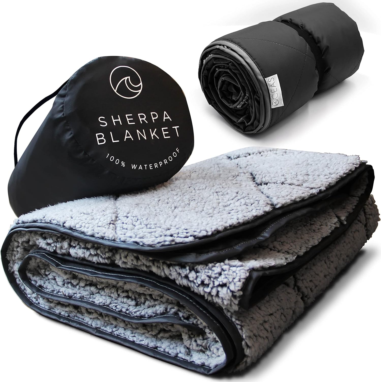 Oceas Outdoor Waterproof Stadium Blanket for All Weather Use