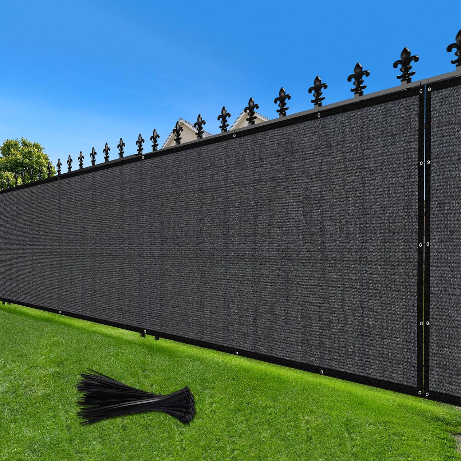 LOVE STORY 4ftx54ft Fence Privacy Screen for Outdoor Spaces