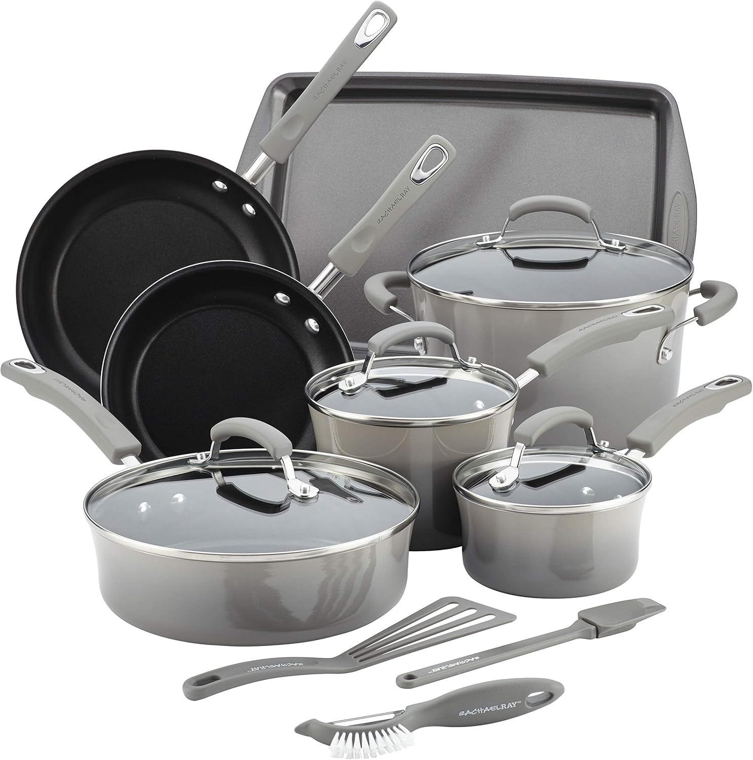Rachael Ray Brights Nonstick Cookware Set for Effortless Cooking