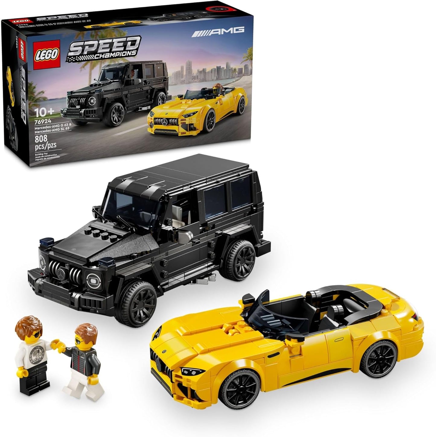 LEGO Speed Champions Mercedes-AMG G 63 & SL 63 Building Toys
