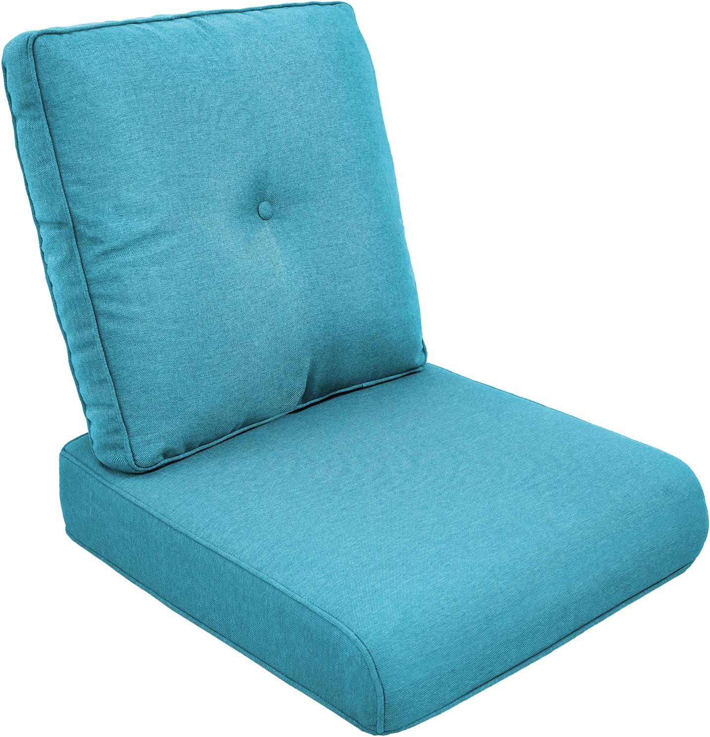 Outdoor Chair Cushions for Patio Furniture - High Back Thick Cushions