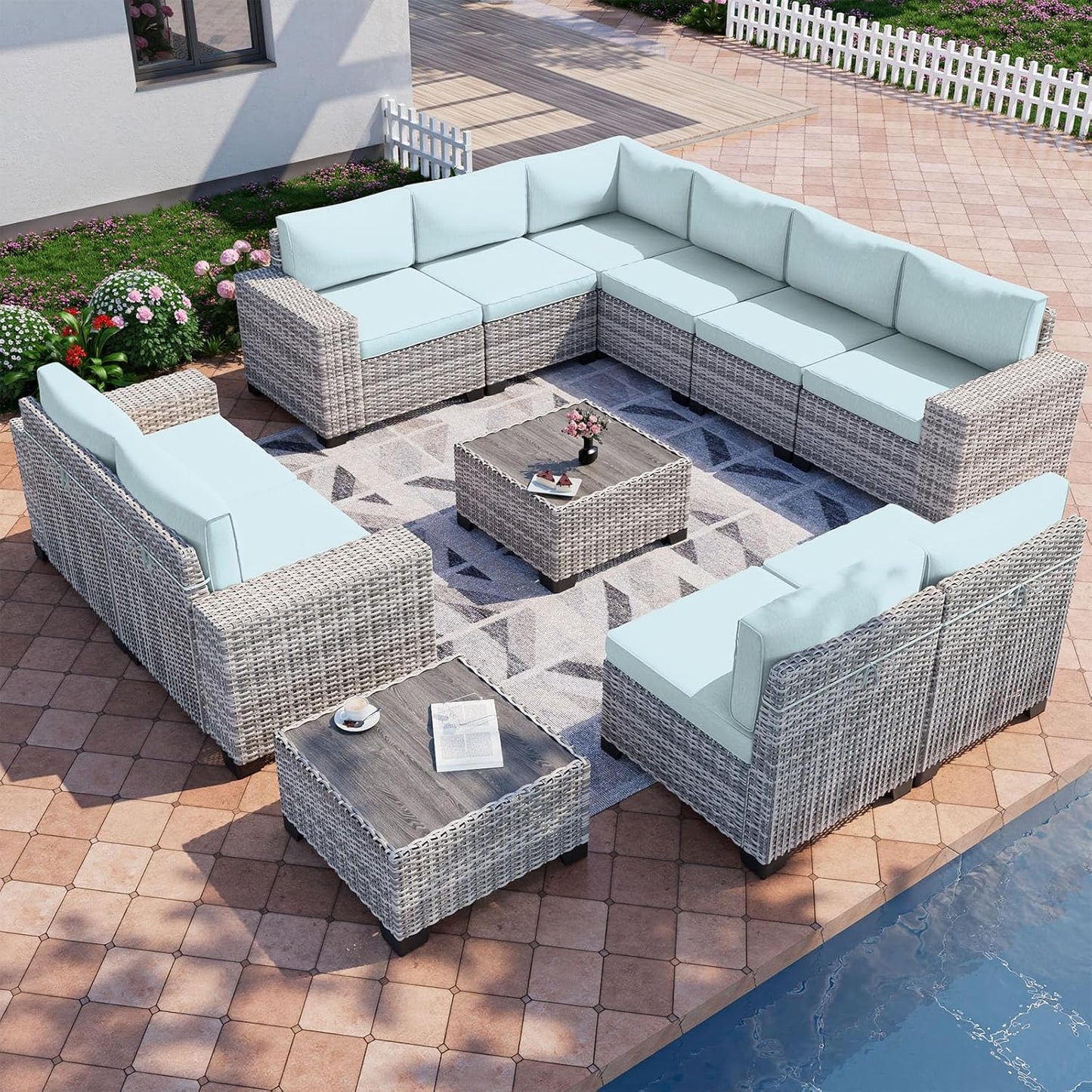 12-Piece Outdoor Patio Furniture Set for Ultimate Comfort