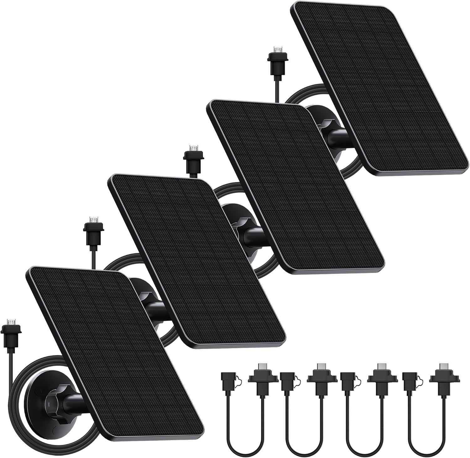 Blink Camera Solar Panel 4 Pack - Extended Cable Length