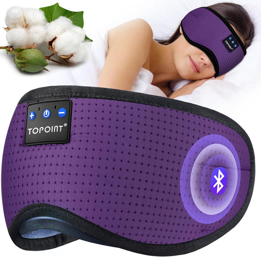Wireless Bluetooth Sleep Mask for Side Sleepers