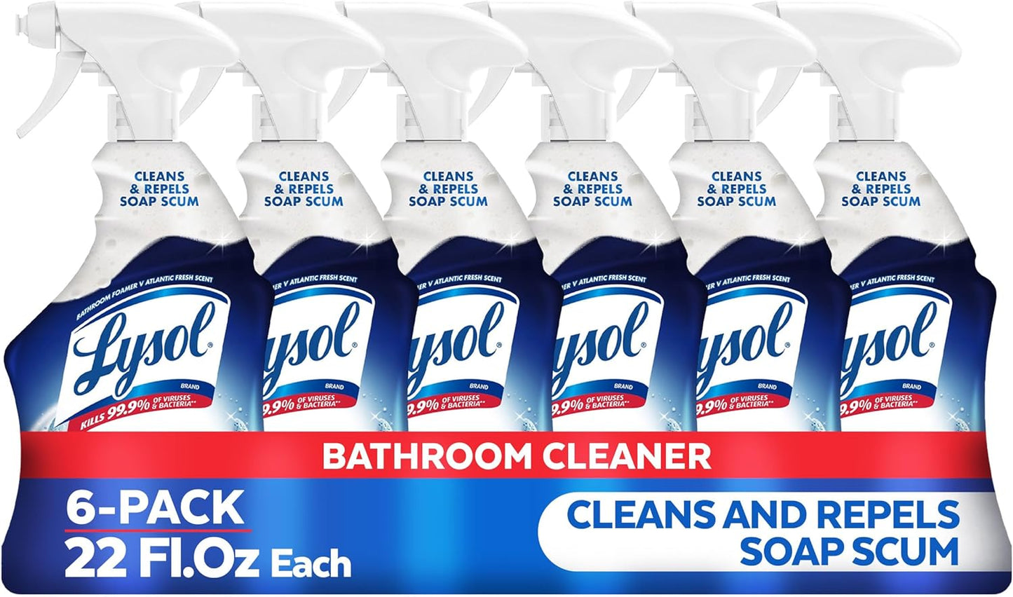 Lysol Power Foaming Cleaning Spray for Bathrooms - 22oz Pack