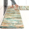 KIMODE Kitchen Mats Cushioned Anti Fatigue 2-Piece Set - Support