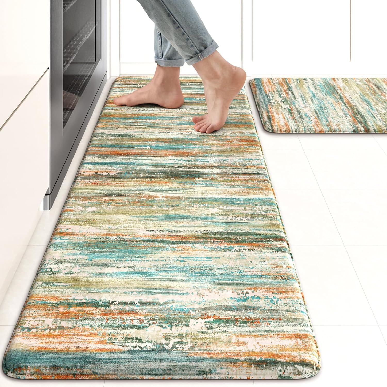 Cushioned Anti Fatigue Kitchen Mats for Comfort and Safety