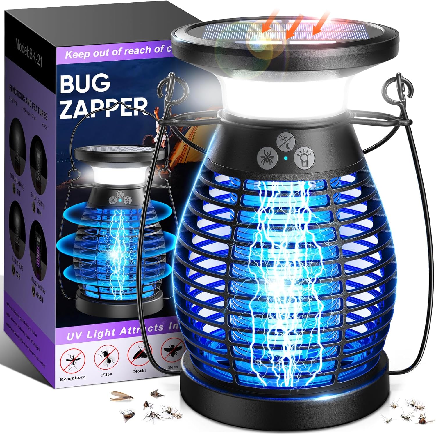 Effective Solar Bug Zapper Outdoor for Mosquito Control and More