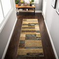 SUPERIOR Indoor Runner Rug 2 ft 7 in x 12 ft - Modern Geometric