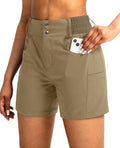 Viodia Women's 5 in Hiking Golf Shorts High Waist - Comfortable Fit