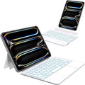 iPad Pro 11 in Case with Keyboard (M4, 2024) White - Backlit Trackpad