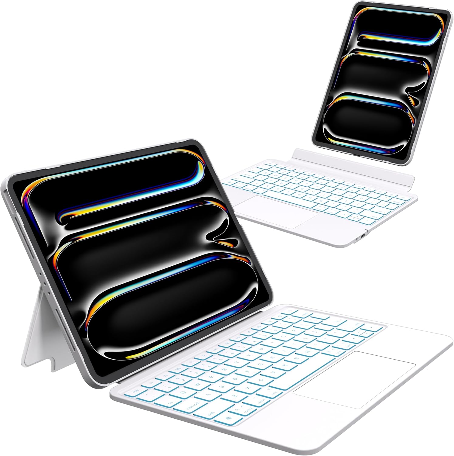 iPad Pro 11 Inch Case with Keyboard, Magnetic Detachable Design